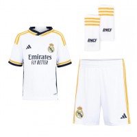 Koszulka piłkarska Real Madrid Antonio Rudiger #22 Strój Domowy dla dzieci 2023-24 tanio Krótki Rękaw (+ Krótkie spodenki)